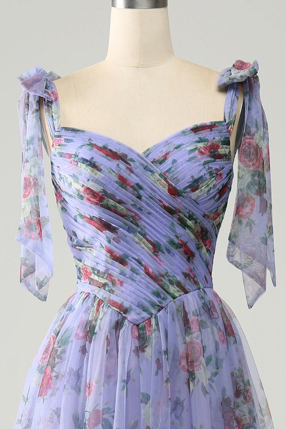 Printed flower dress party dress, custom adjustable shoulder straps evening dress